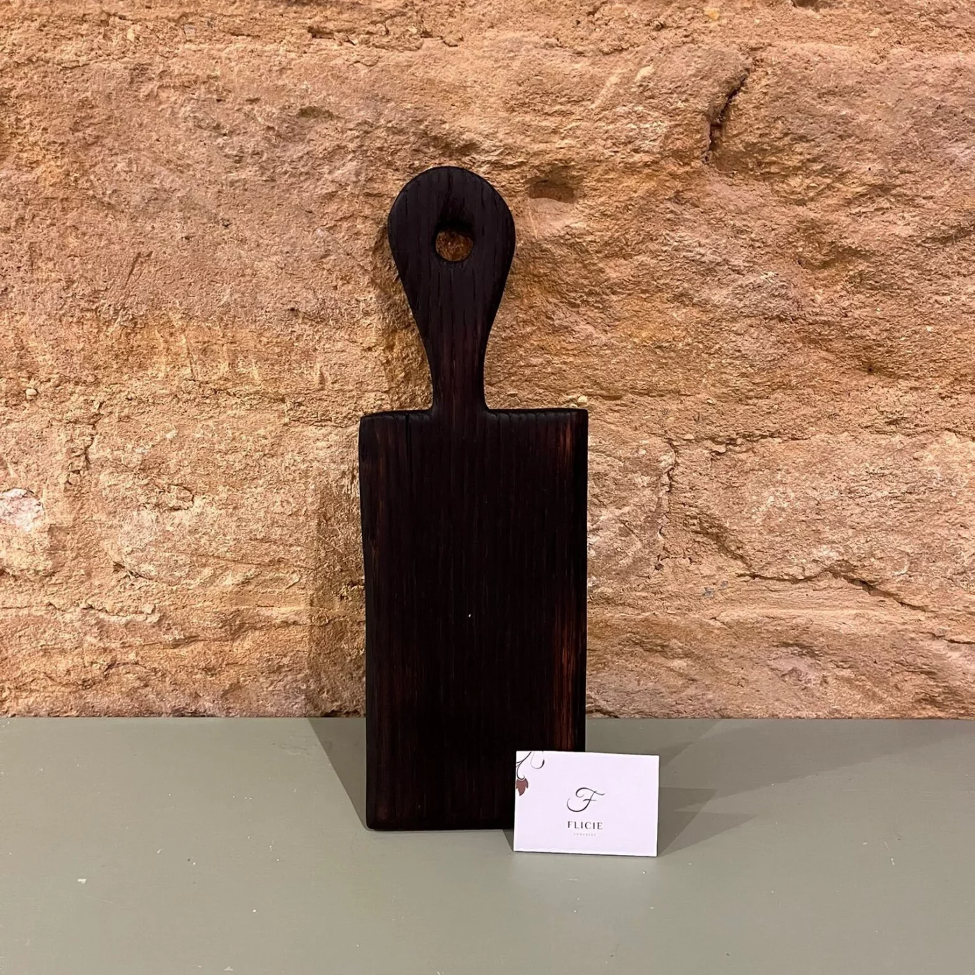 Small Handmade Yakisugi Board, Charred Wooden Oak, Charcuterie Board